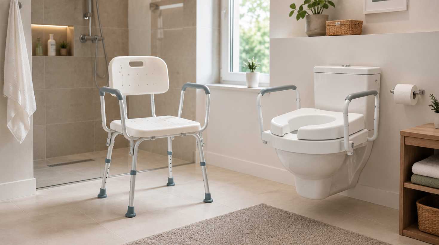 Hilfsmittel für Bad, Dusche und WC