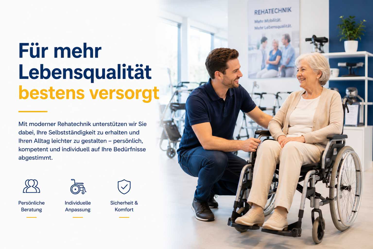 Rehatechnik im Sanitätshaus Dörsam